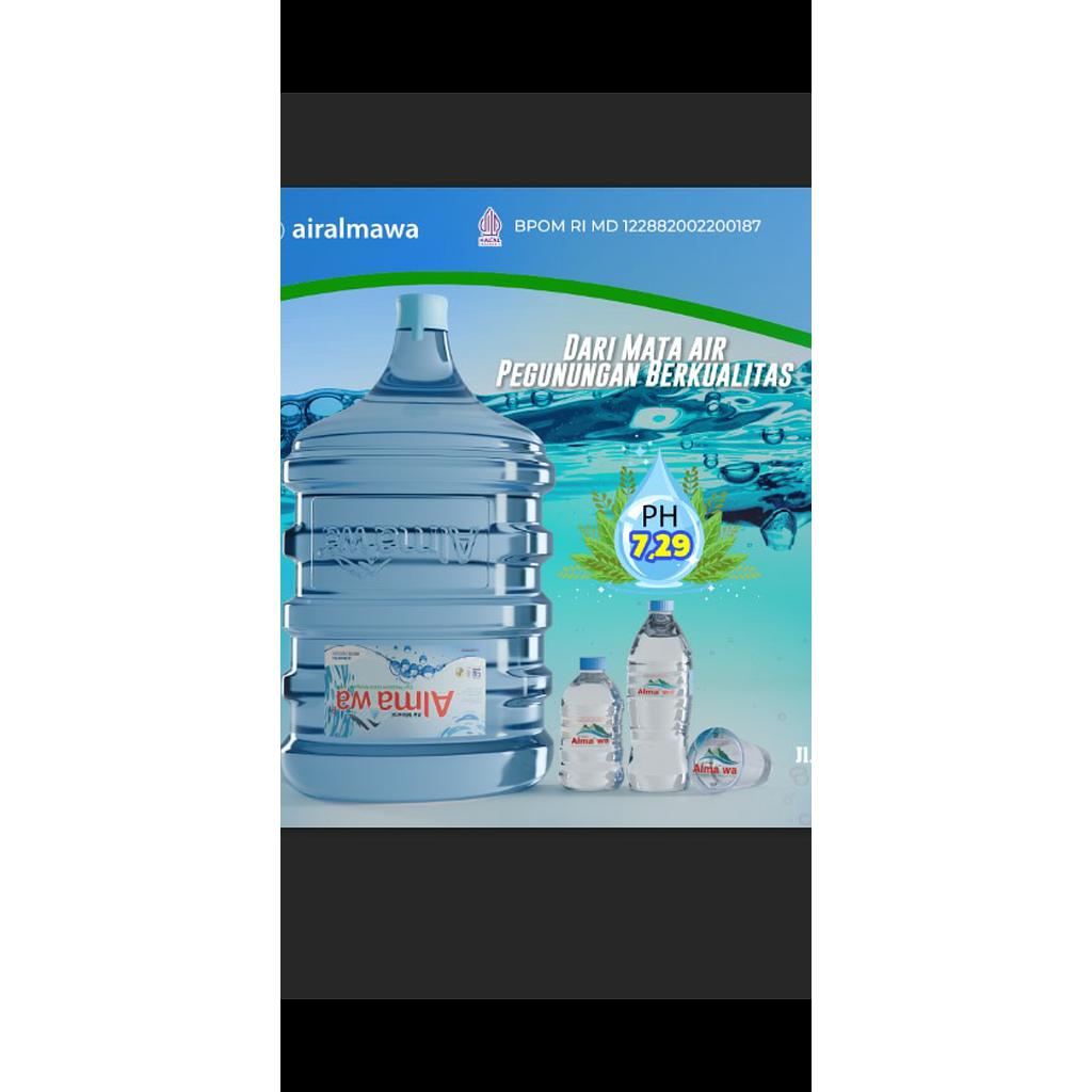Alma 'Wa Mineral Water 19 Liter