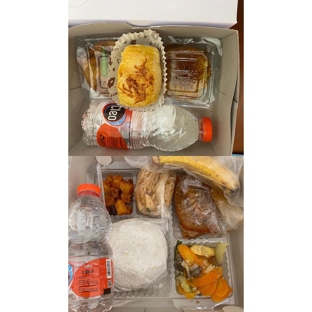 Paket Nasi dan Snack Box (isi 50 Box)