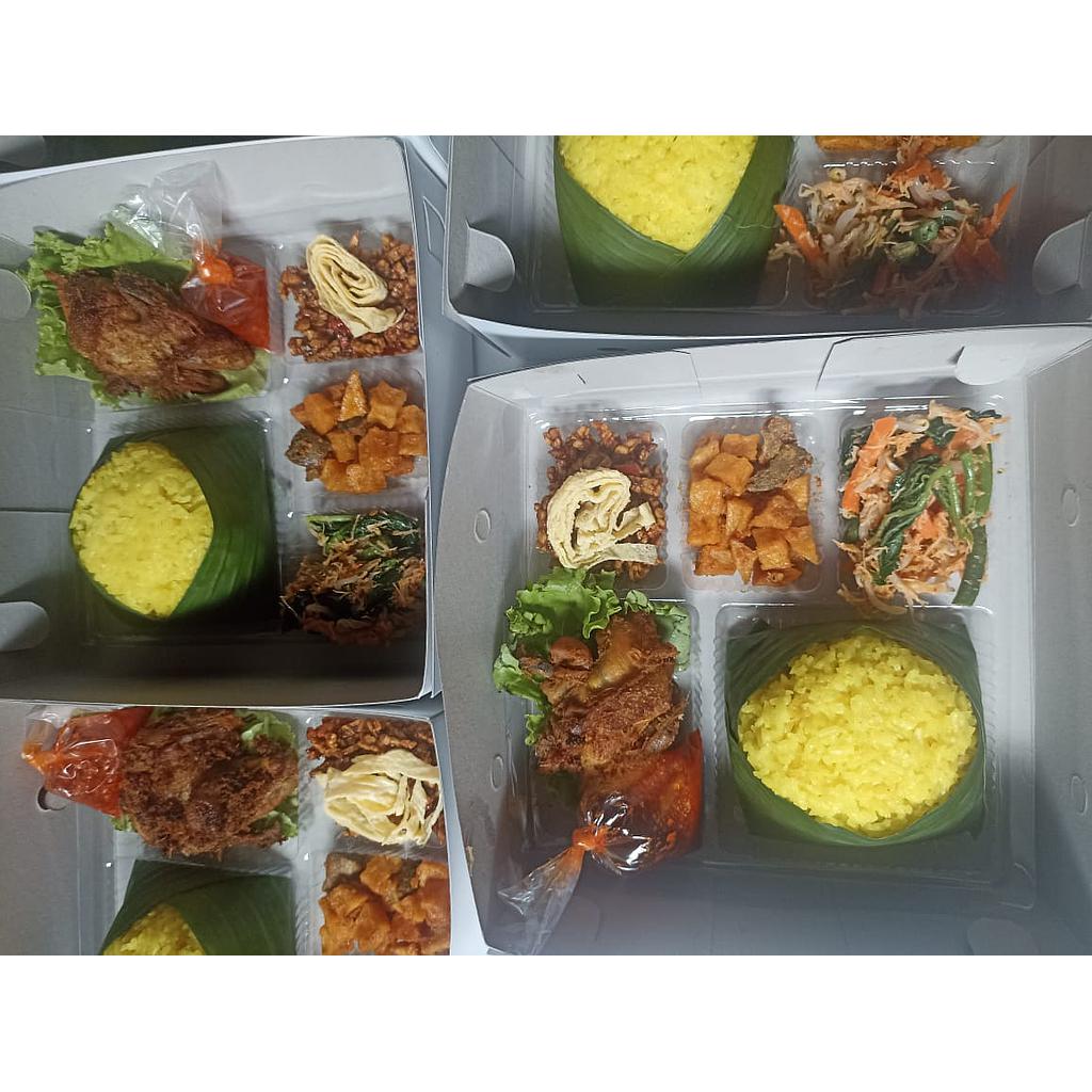A. NASI BOX KUNING NASI TIM HORE