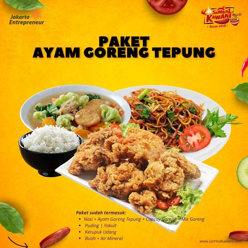 Paket Ayam Goreng Tepung