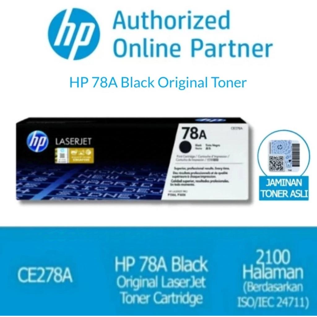 Toner printer hp ce278a black original