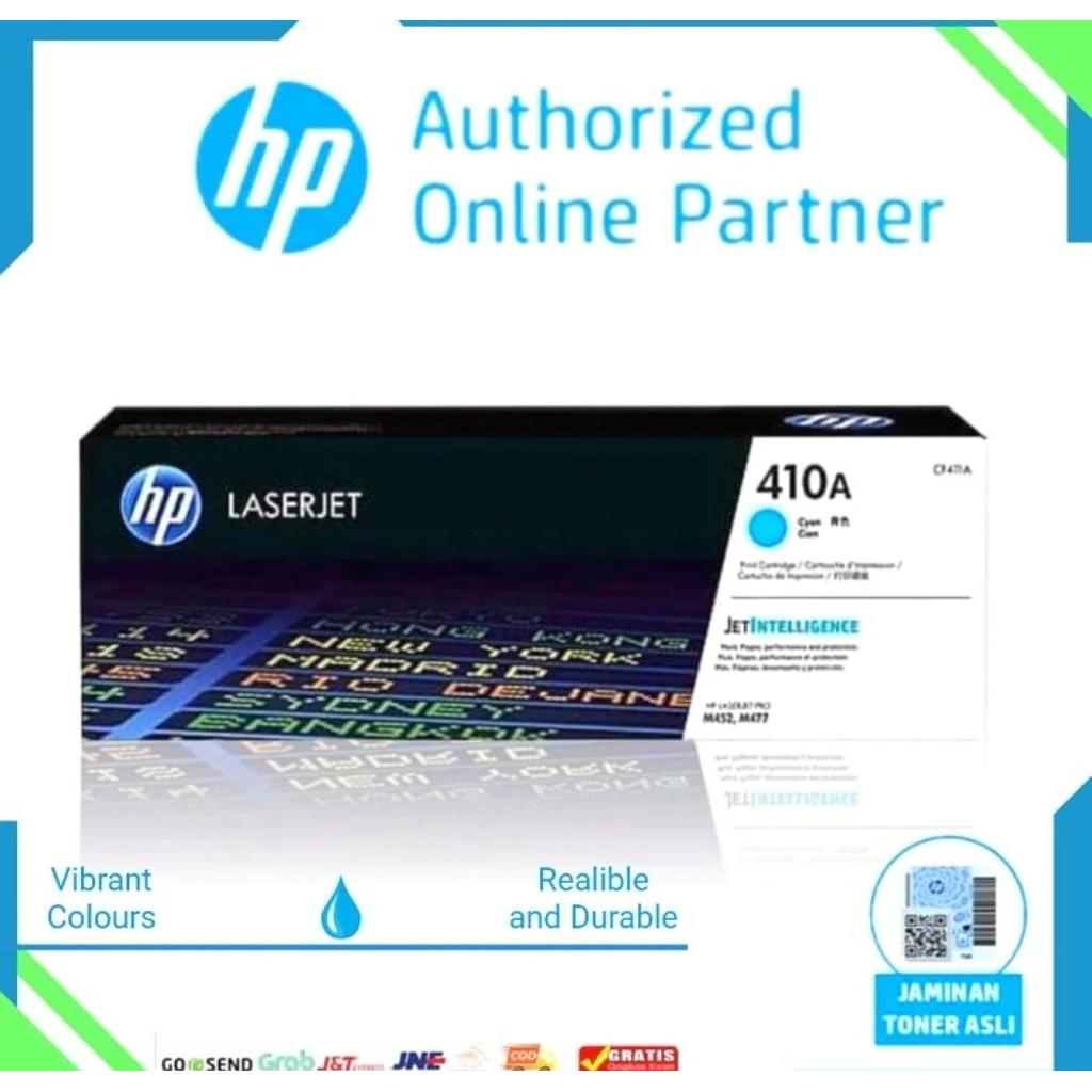Toner printer hp 410a cyan original