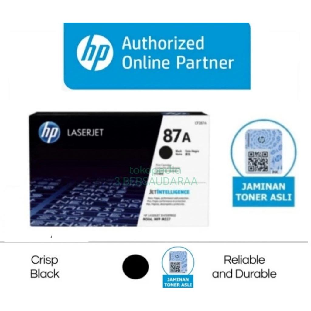 Toner hp 87a black cf287a original