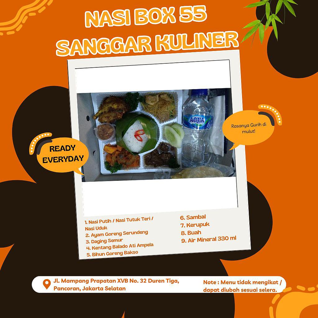 Nasi Box 55 Sanggar Kuliner