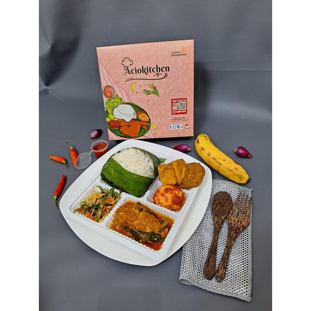 Nasi Kotak Paket A - Aciokitchen