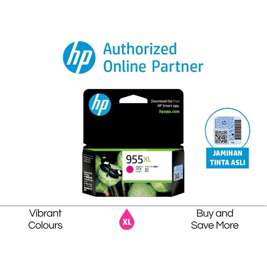 Tinta printer hp 955xl magenta original