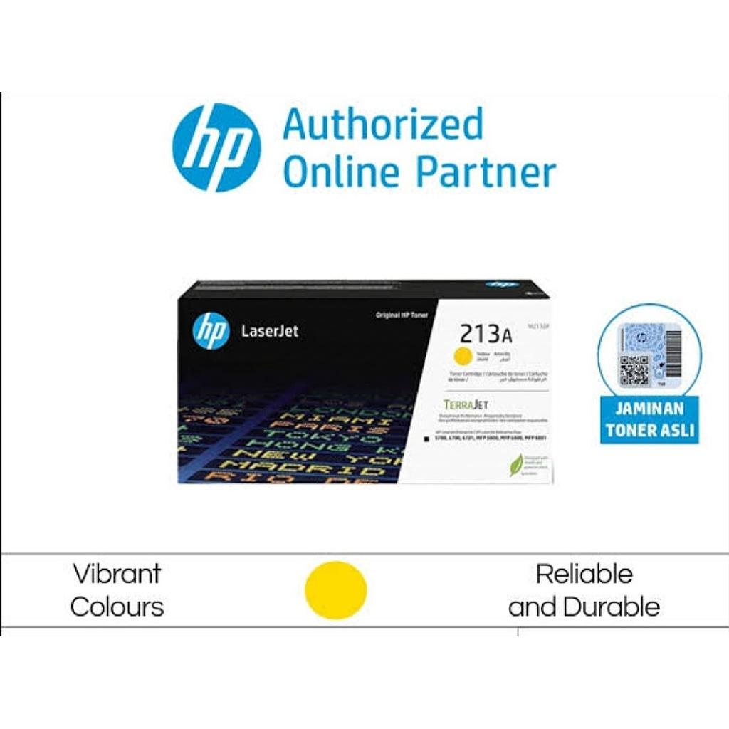 Toner printer hp 213a yellow original