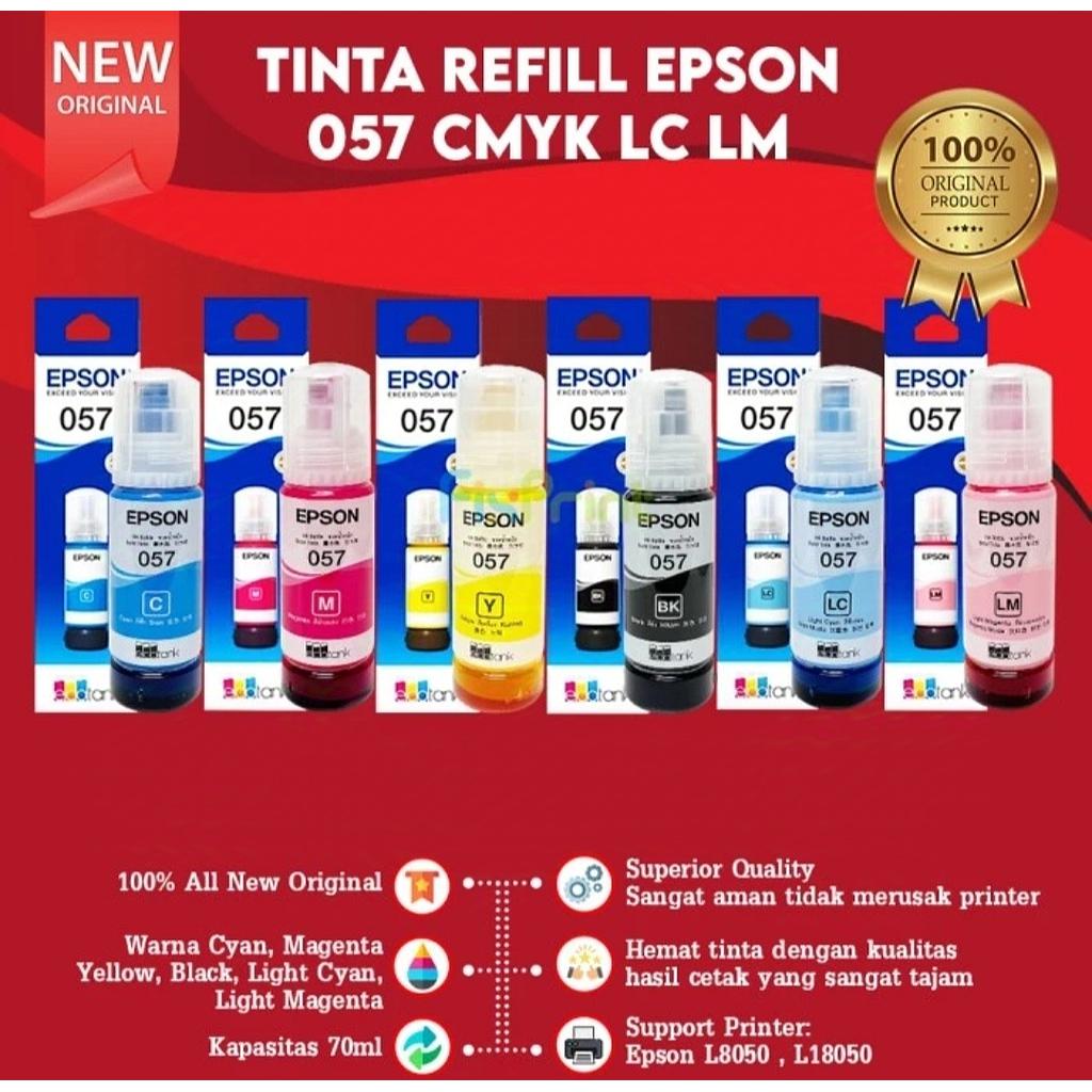 Tinta printer Epson 057 Original Harga/paket