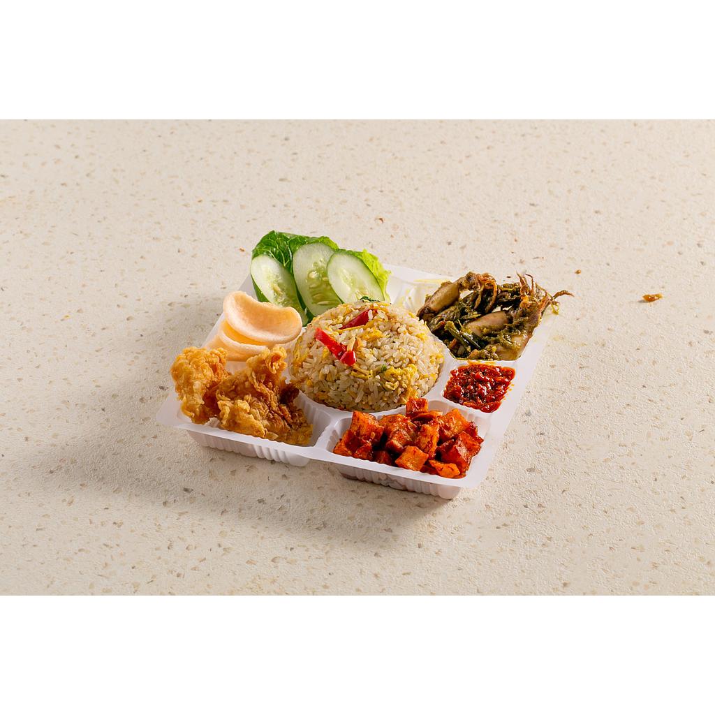 Lunch Box Nasi Goreng Ikan Teri | Dapur Andala @47.000
