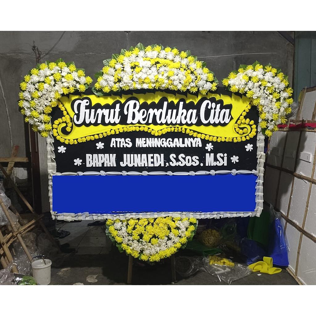Papan bunga karang duka cita