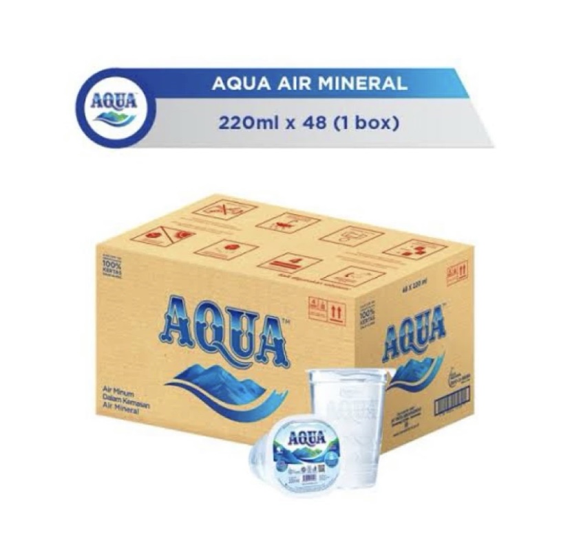 Aqua gelas 220ml