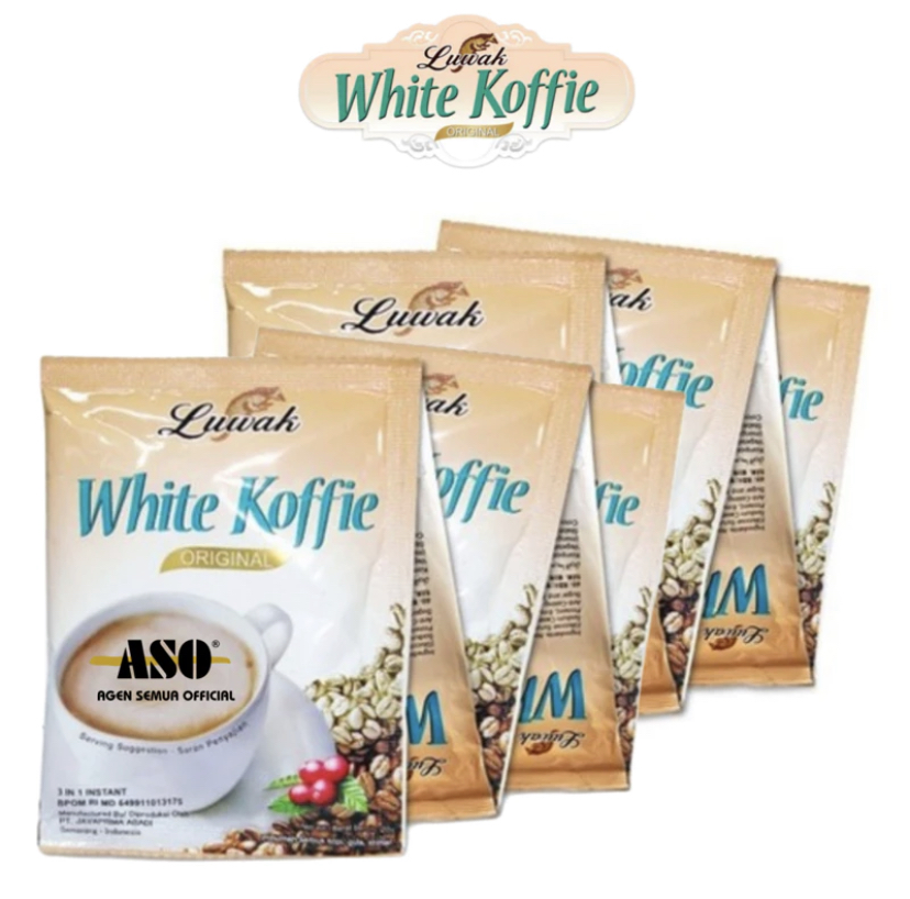 ￼Kopi Luwak white Coffe original 20g RENCENG ( ISI 10)