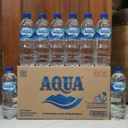 Air Mineral Merk Aqua 600ml