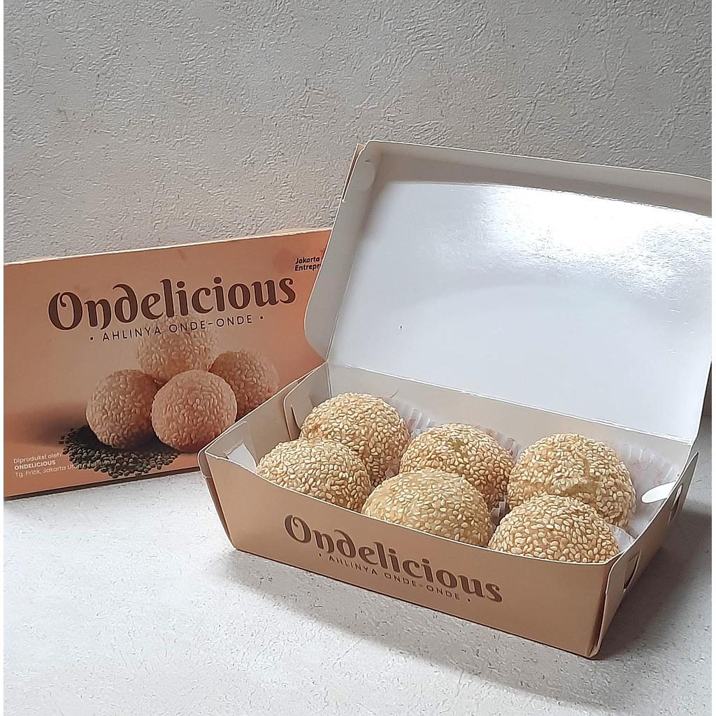 Paket Onde Ondelicious isi 6 pcs