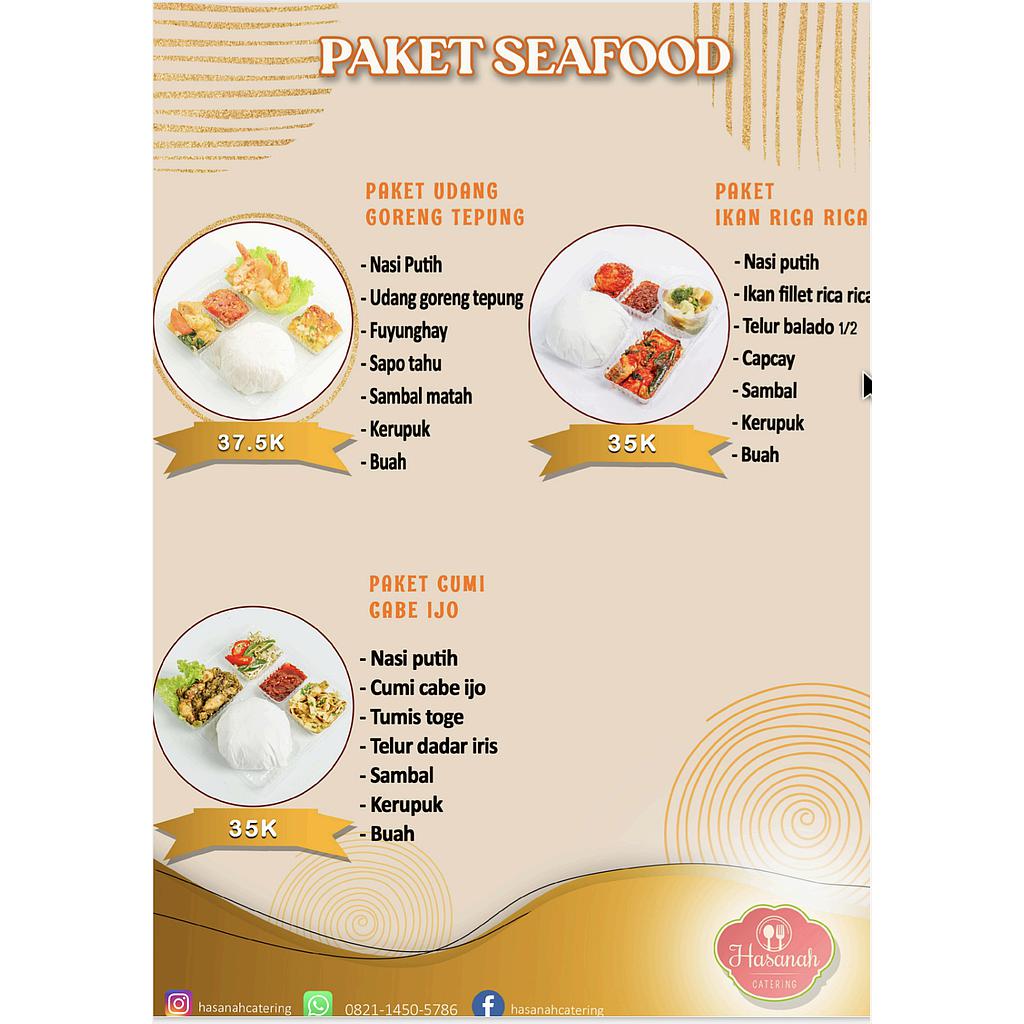 Paket Hasanah Catering Menu Seafood