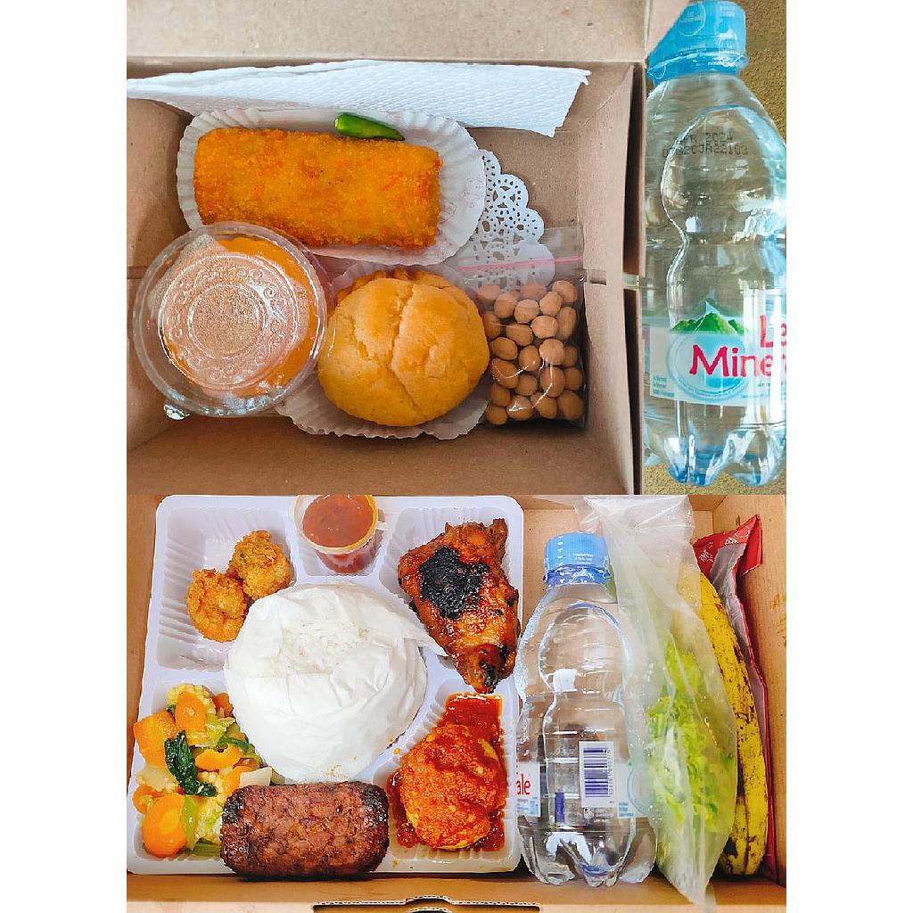 PAKET SNACK DAN NASI BOKS