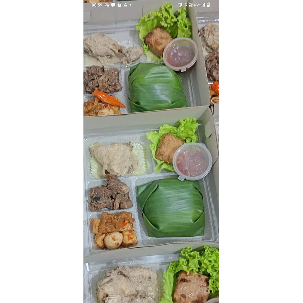 Paket Nasi Gudeg Ayam