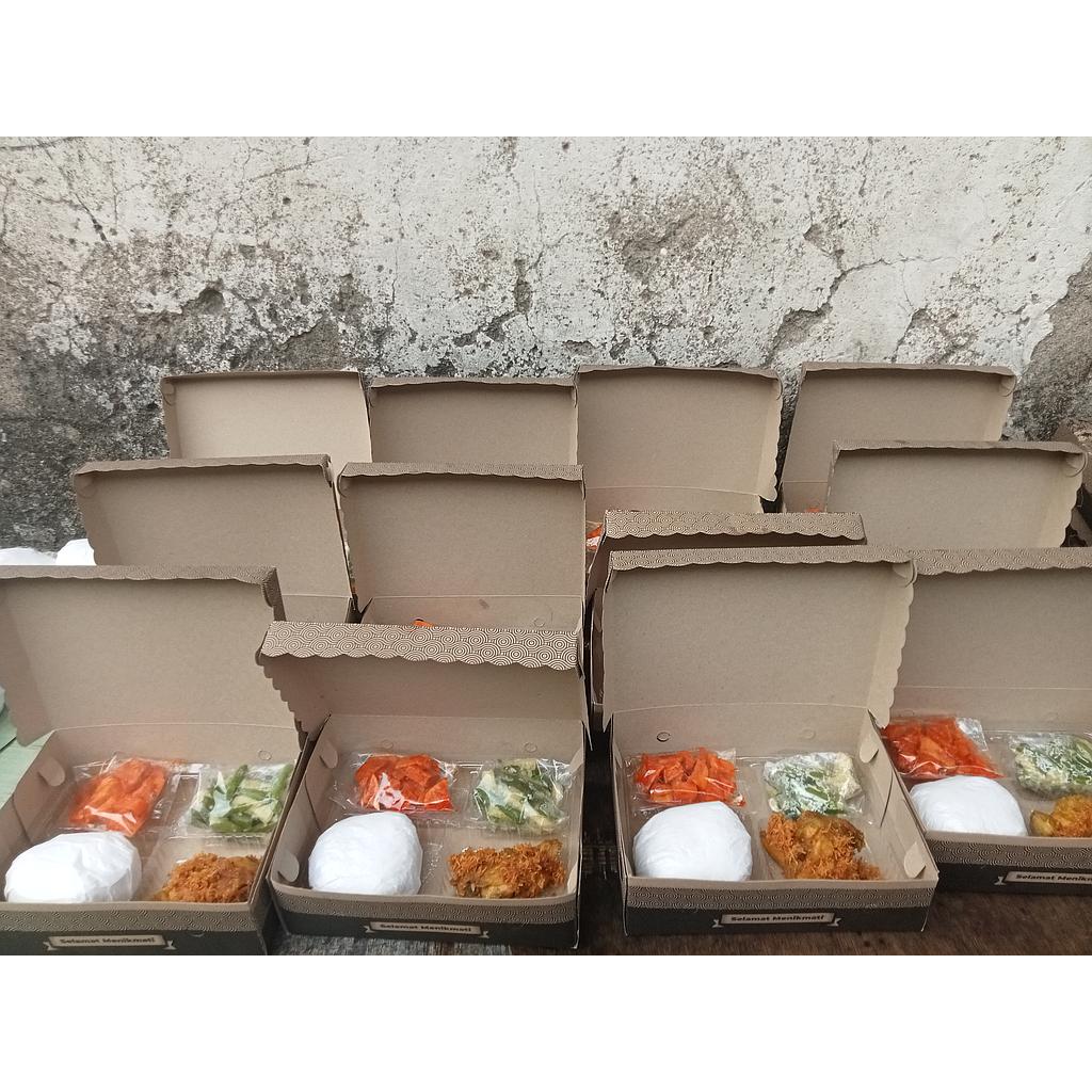 Nasi box prasmanan