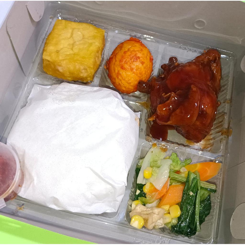 Nasi Box Djaya Food 4 (Mohon konfirmasi saat pesan melalui WA JAYA - 0812 9336 0434)