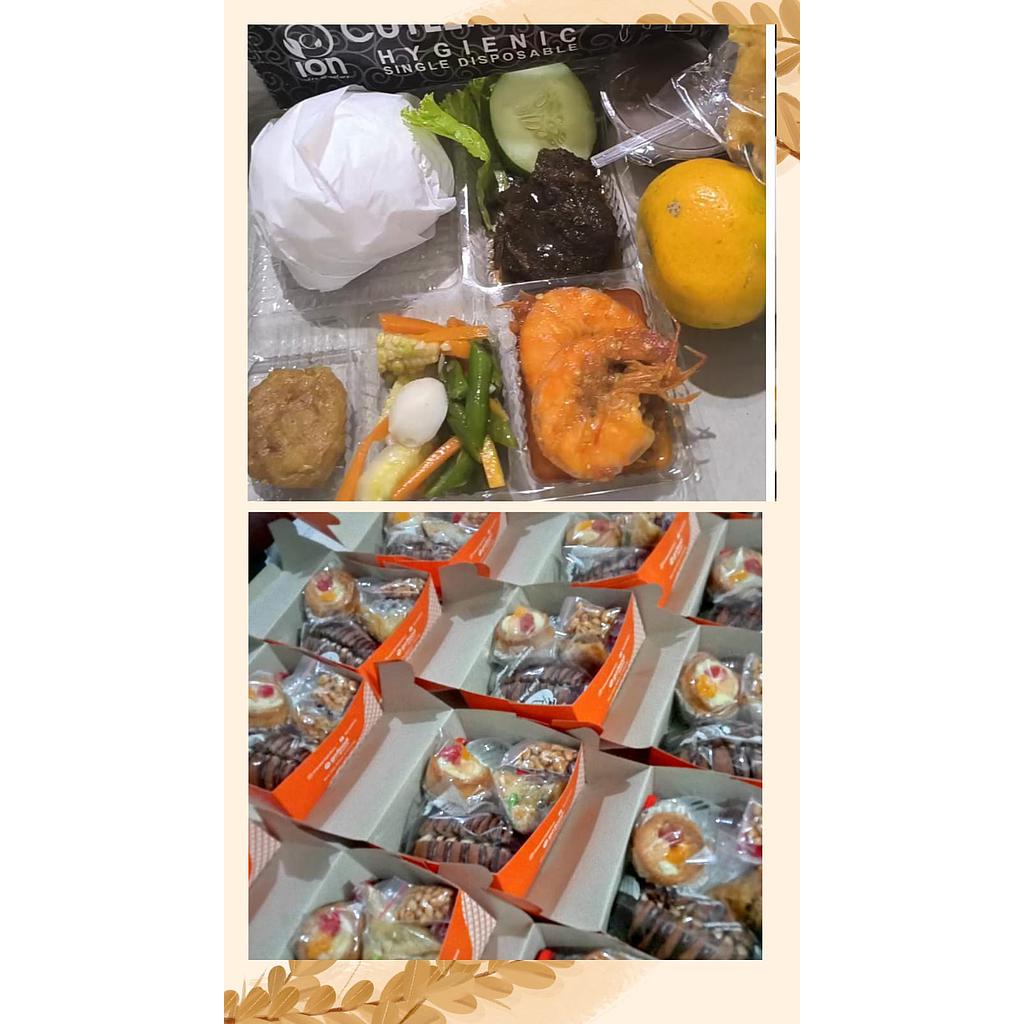 Paket snack &amp; nasi box