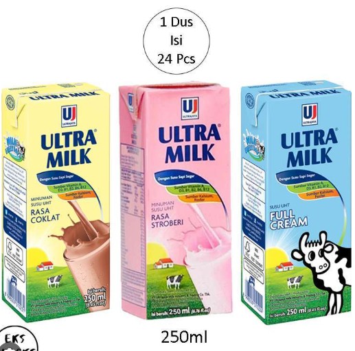 Susu UHT kotak 250 ml by Warung Desie