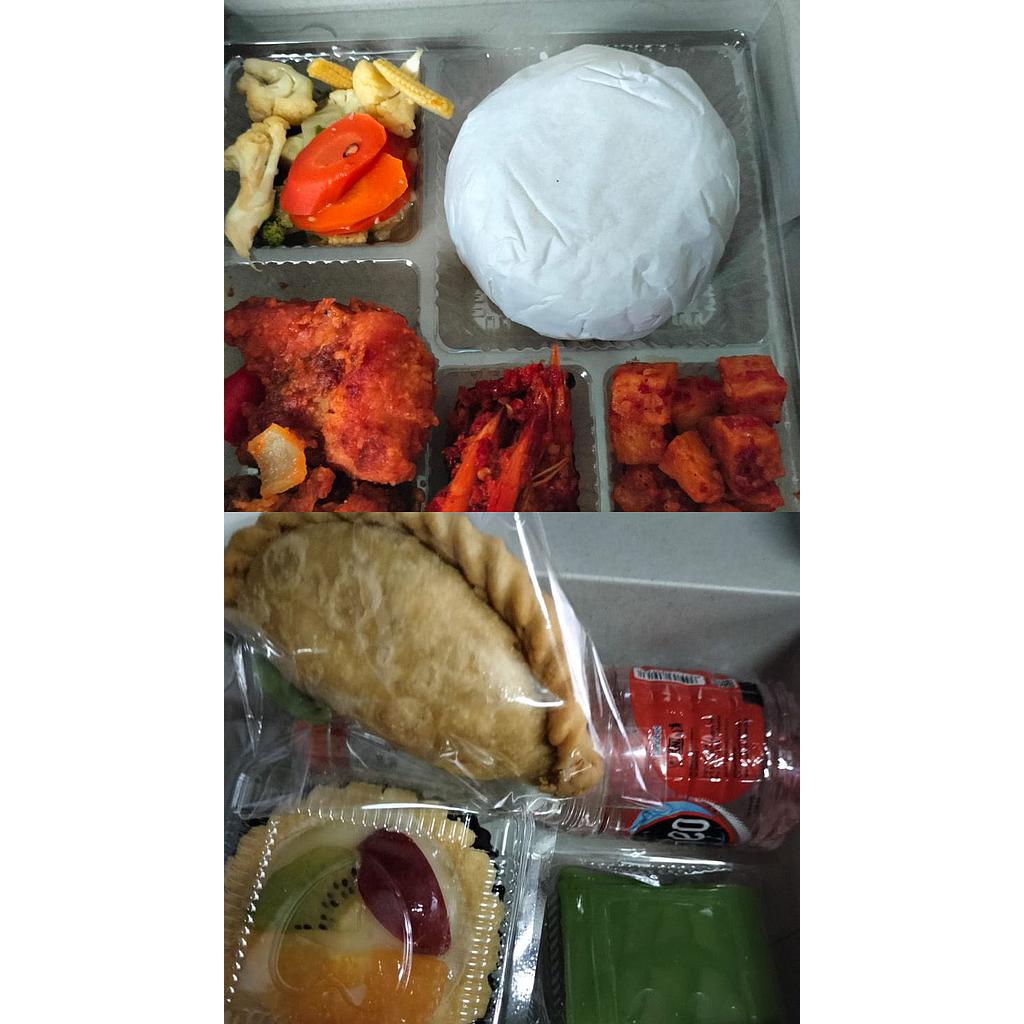 Paket Komplit Nasi dan Snack by Dapur Indira