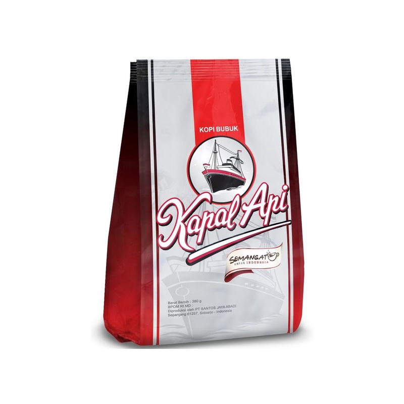 Kopi Bubuk Kapal Api Silver 380 Gr