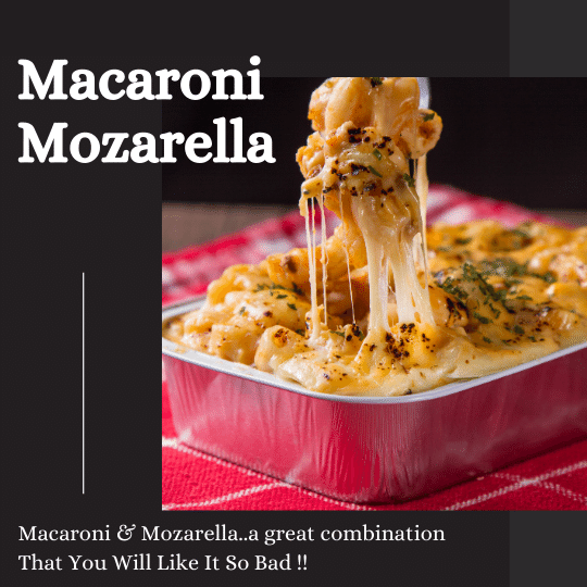 Macaroni Mozarella Dapoer Keju Demplon