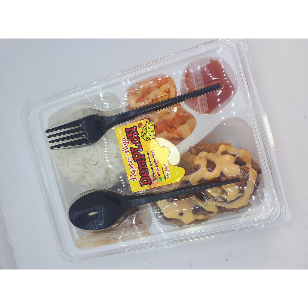 Nasi Box Bento 2 Dapoer Keju Demplon