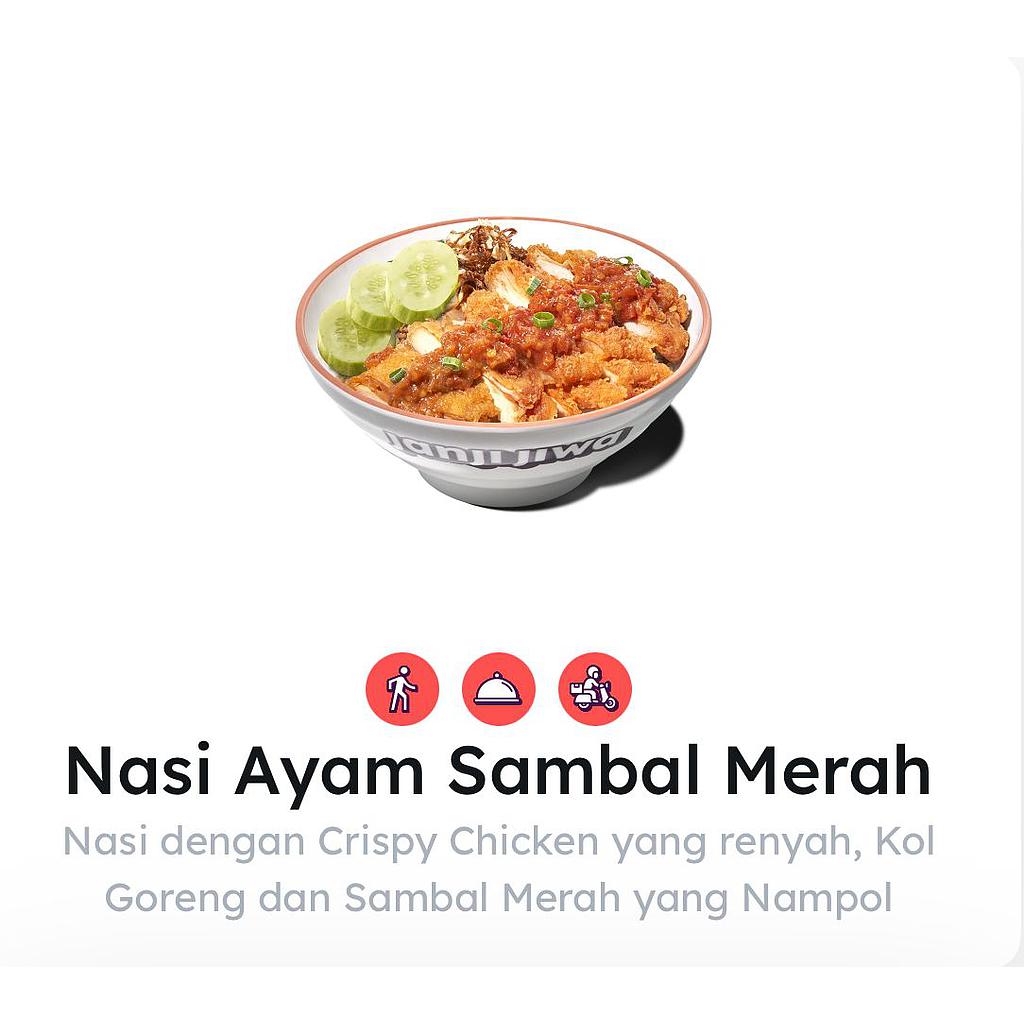 Nasi Ayam Sambal Merah