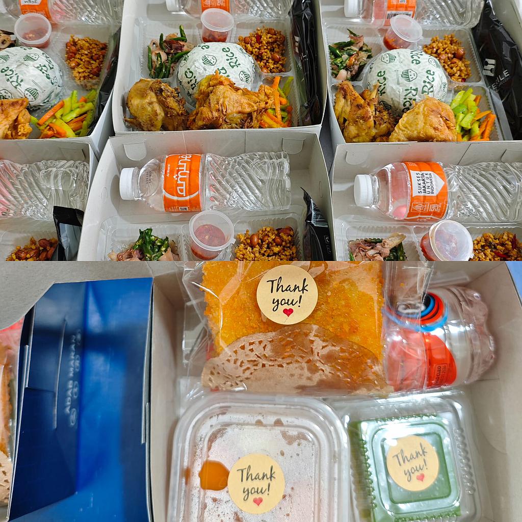 Paket Nasi Box + Snack Box Moriza
