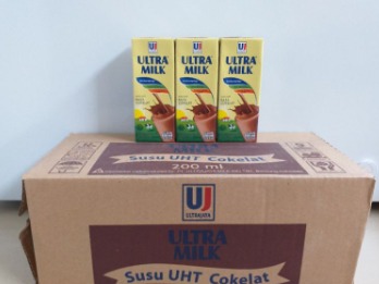 Susu Ultra Coklat 200 ml QQ