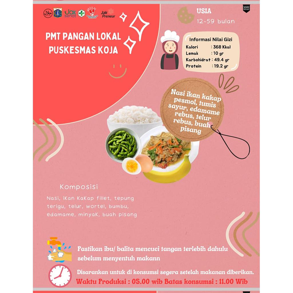 Menu 7 Nasi ikan Kakap