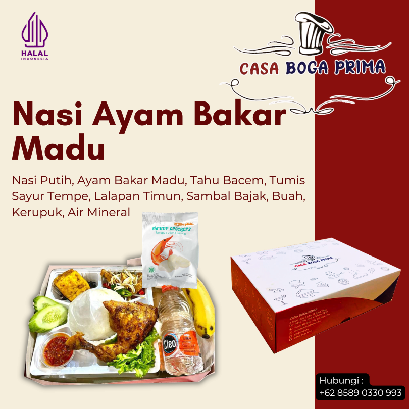 Nasi Ayam Bakar Madu Casa Boga Prima