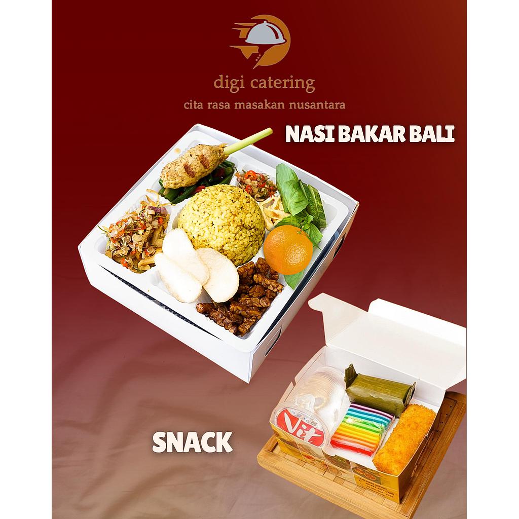 PAKET SNACK &amp; NASI BAKAR BALI SAMBAL MATAH DIGICATERING