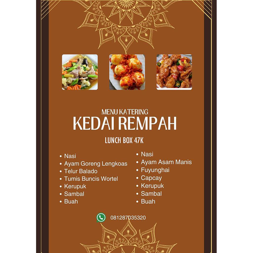 NASI BOX KEDAI REMPAH