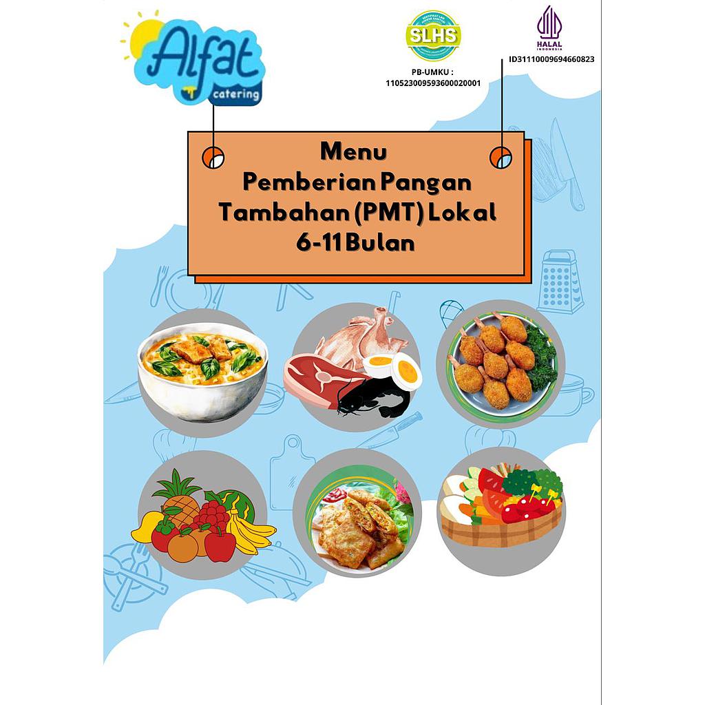 Menu PMT Pangan Lokal Balita 6 - 11 Bulan