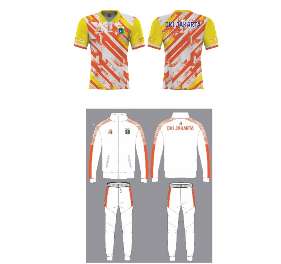 1 Set Jersey,Jaket &amp; Celana Training