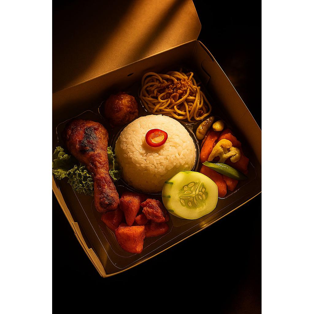Nasi Box Masakan Si Teteh