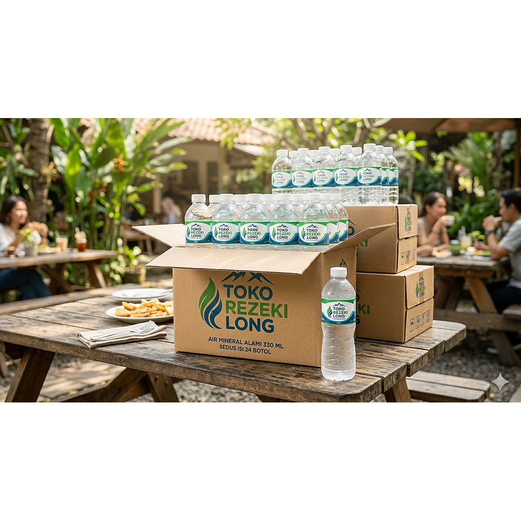 air mineral 330 ml 1 dus toko rezeki long