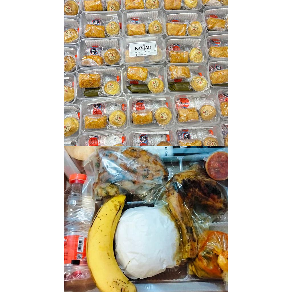 PAKET NASI DAN SNACK KAVIAR