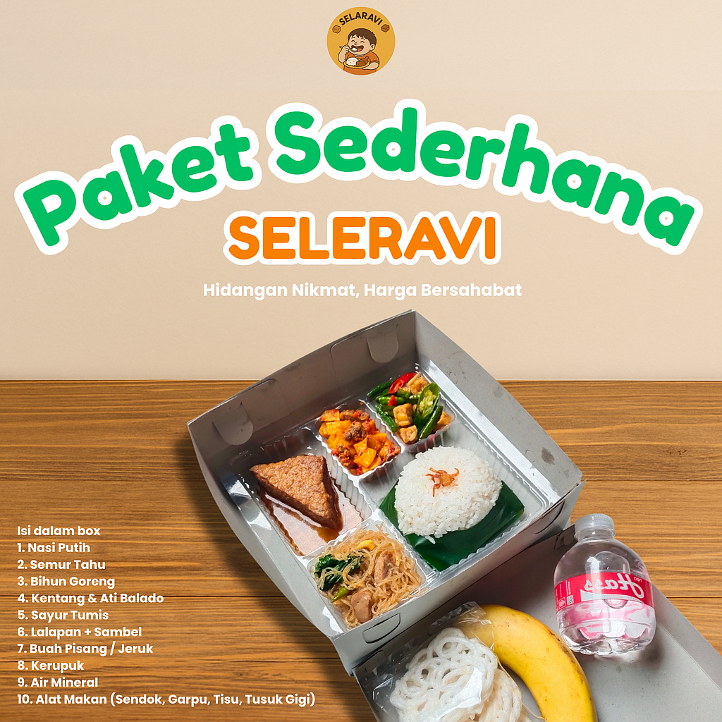 PAKET SEDERHANA SELERAVI CATERING