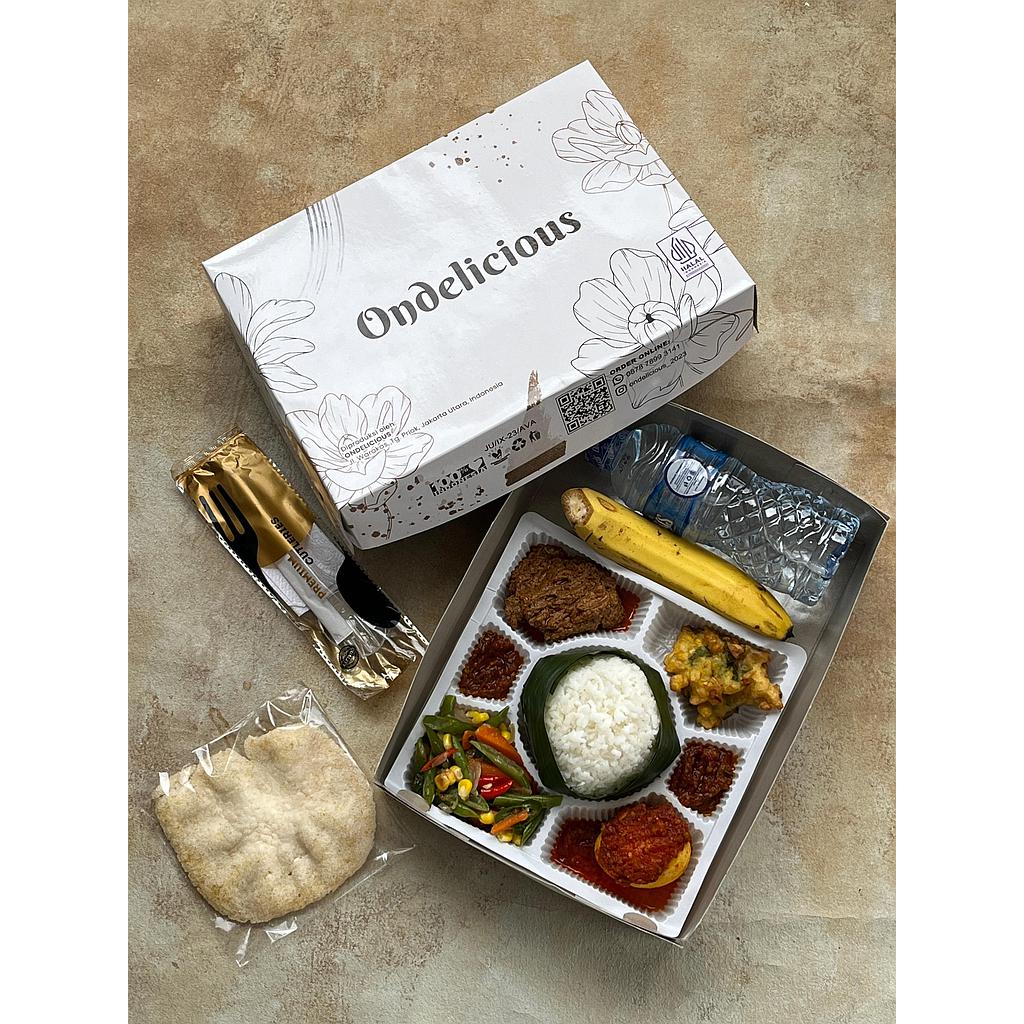 Paket Nasi dan Snack Ondelicious