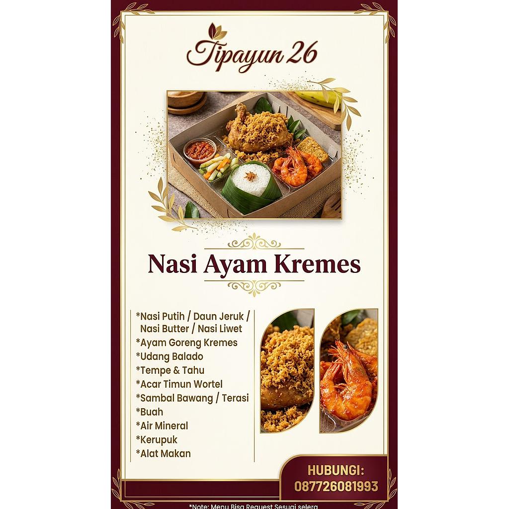 Nasi Ayam kremes Tipayun26