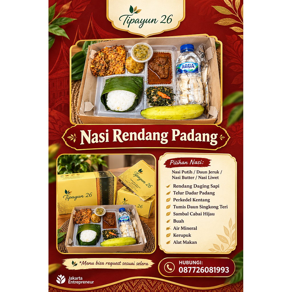 Nasi Rendang Padang Tipayun26