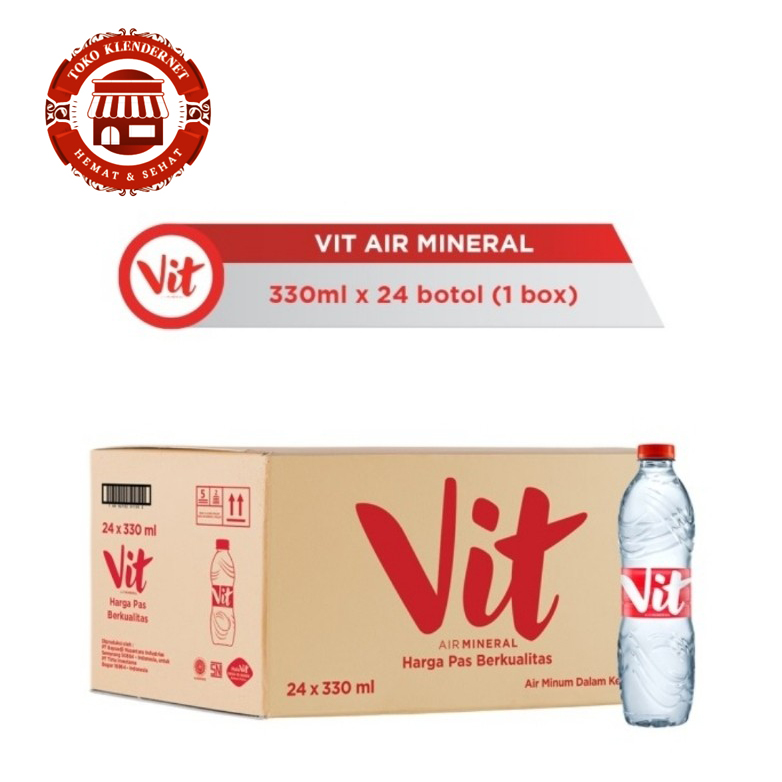 VIT Air Mineral 330 ML - Toko Klendernet