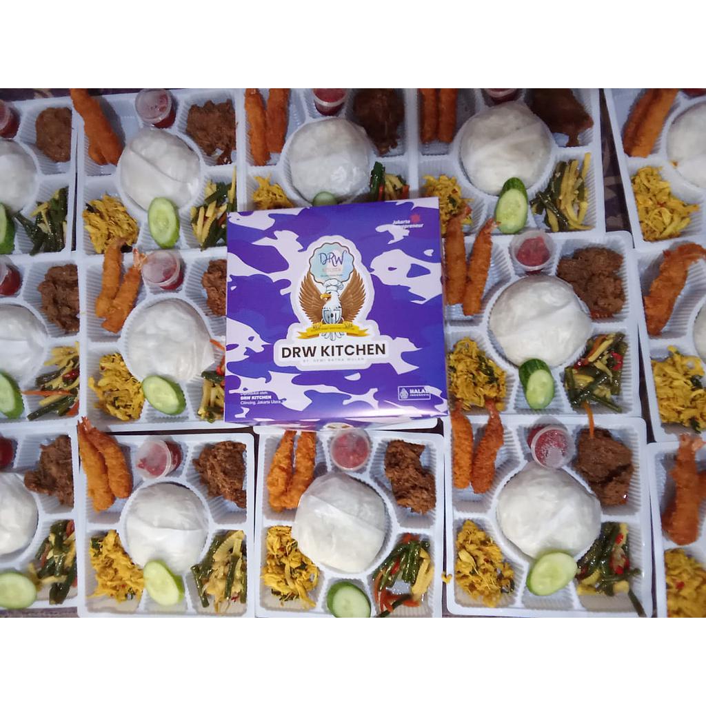 Nasi Box DRW Komplit