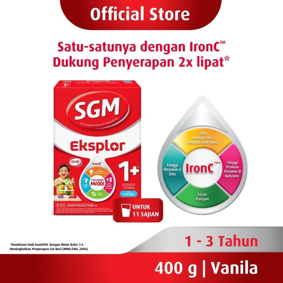 Susu SGM 1-3 thn