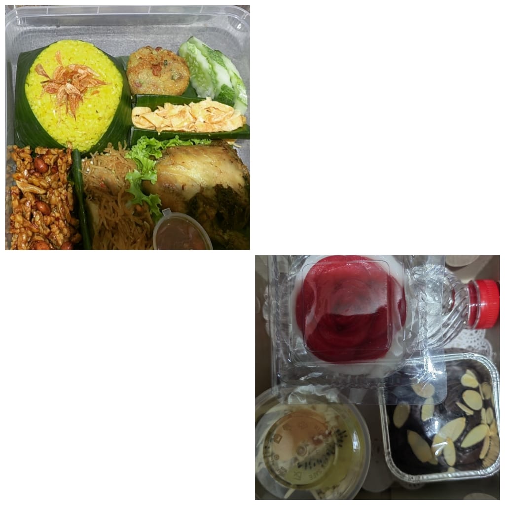 Paket nasi n snack mpo'zhuzhu