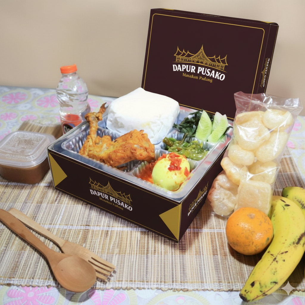 Paket Nasi Box 30 (Padang Dapur Pusako)